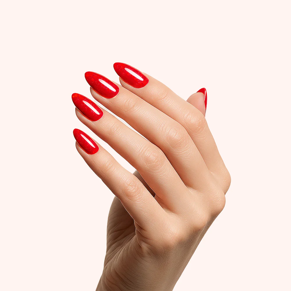 Gel Polish VSP 3in1 No Wipe Cherry Glitter - Image 3