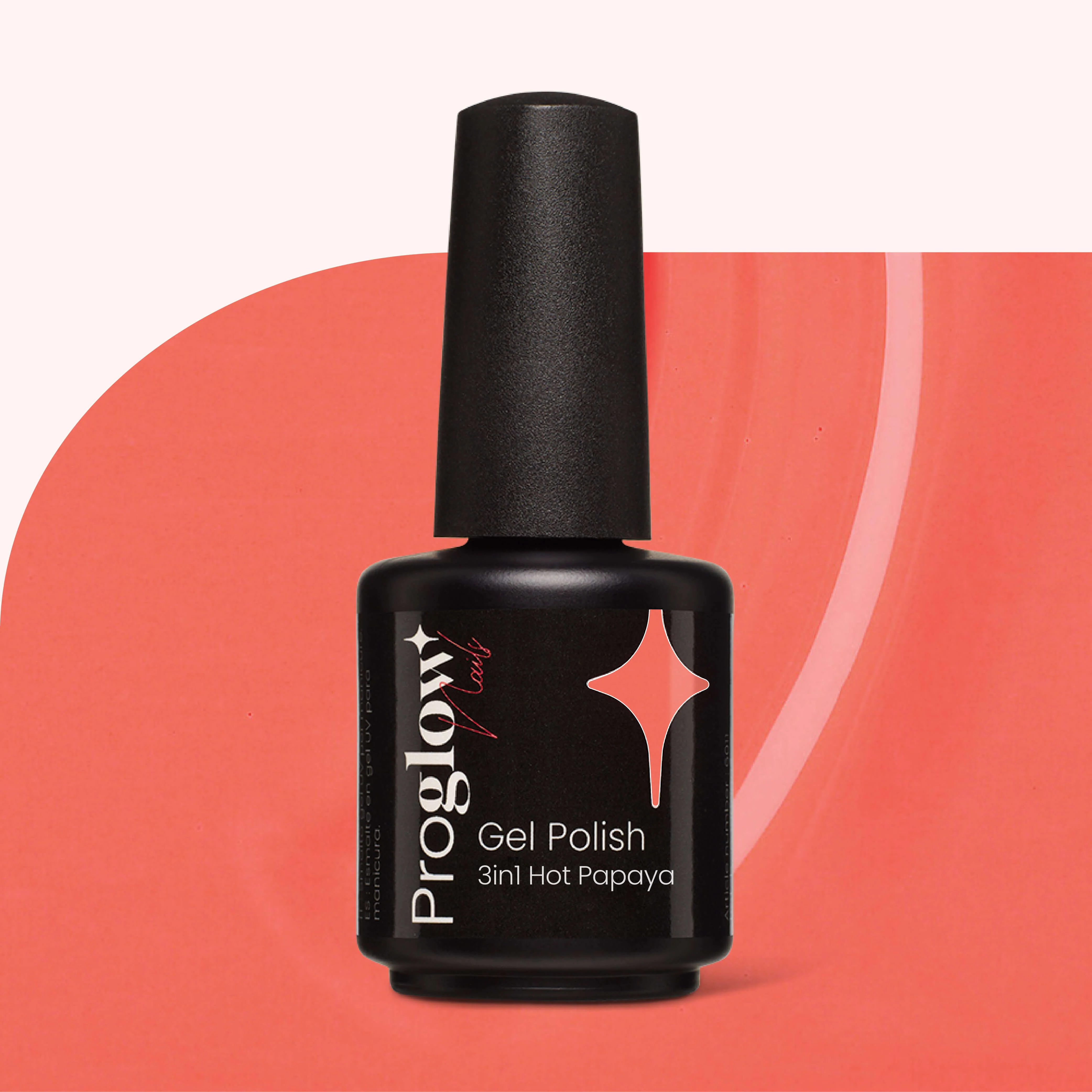 Gel Polish VSP 3in1 No Wipe Hot Papaya