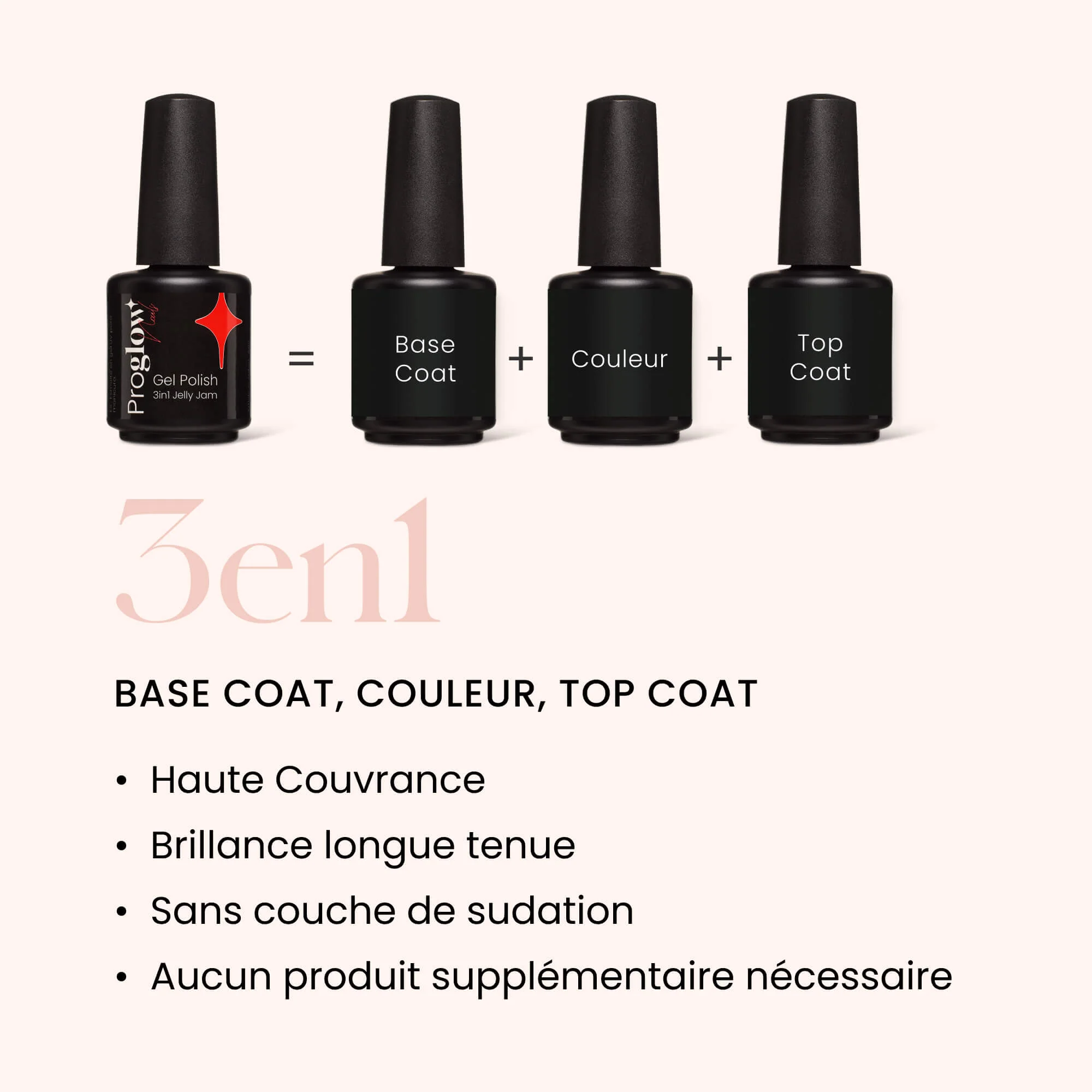 Gel Polish VSP 3in1 No Wipe Jelly Jam - Image 3