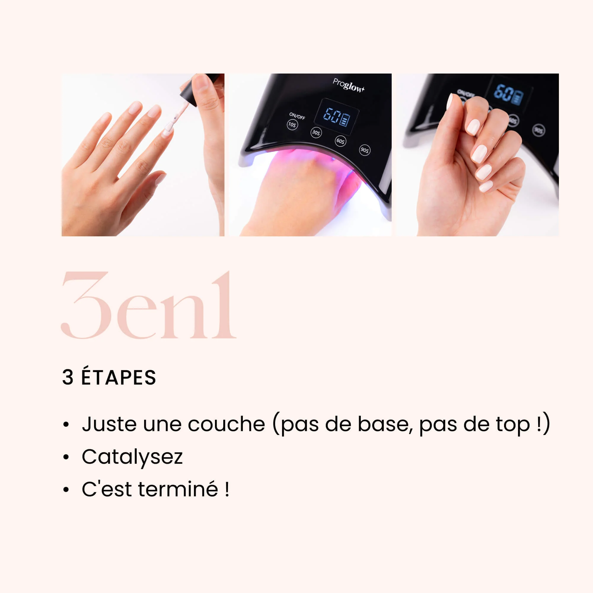 Gel Polish VSP 3in1 No Wipe Light Lime - Image 4