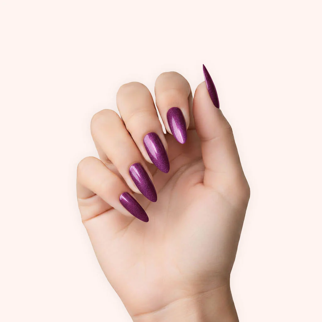 Gel Polish VSP 3in1 No Wipe Orchid Glitter - Image 3