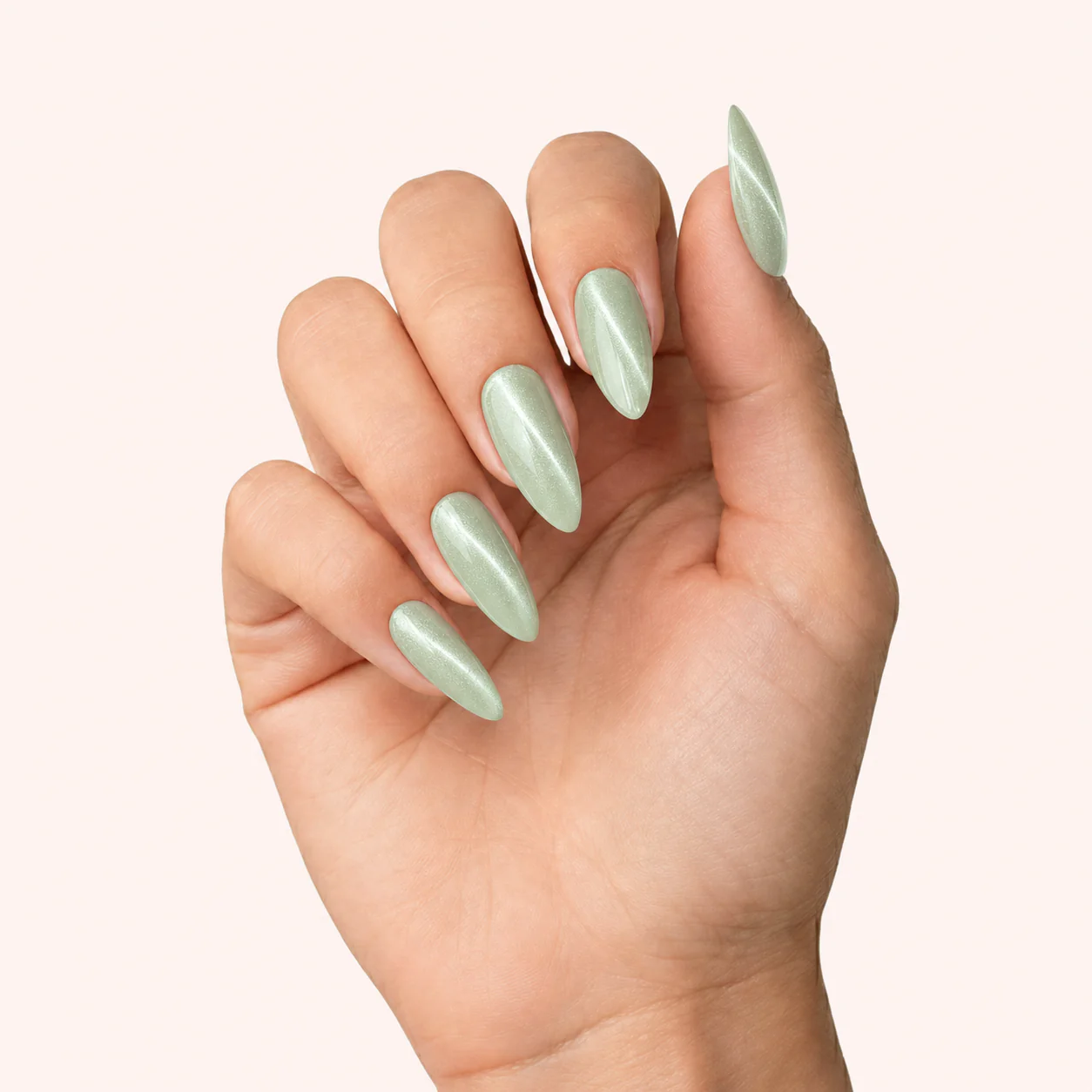 Gel Polish VSP Soft Pastel Cat Eye Lime - Image 3