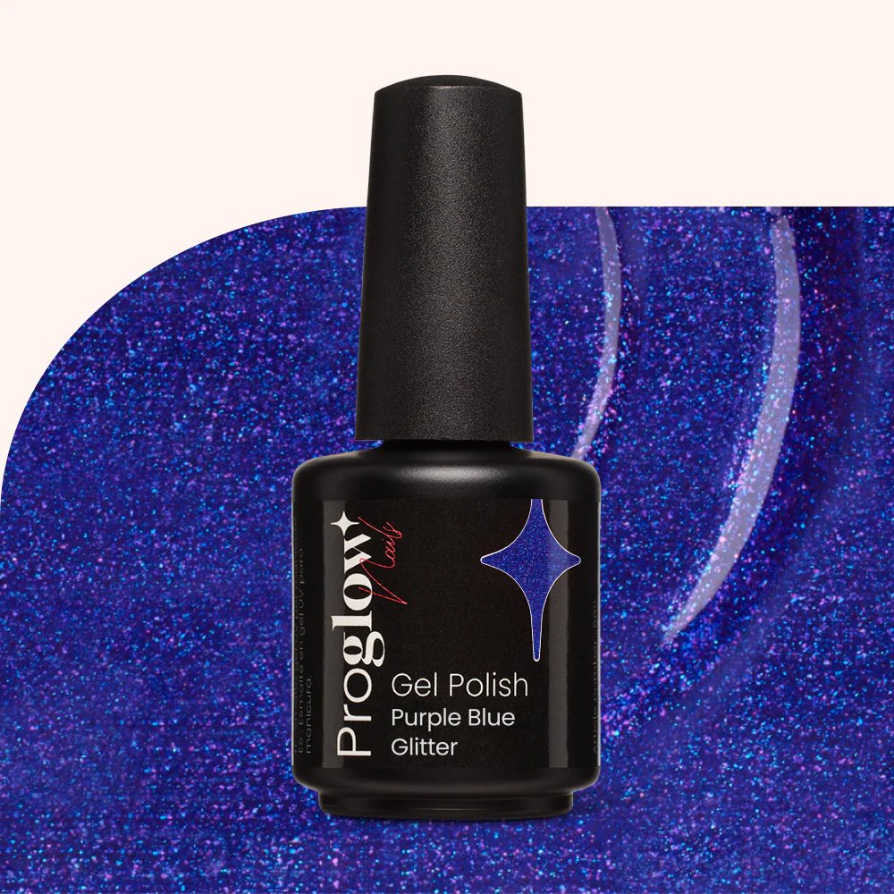 Gel Polish VSP Purple Blue Glitter