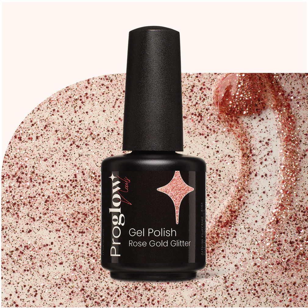 Gel Polish VSP Rose Gold Glitter