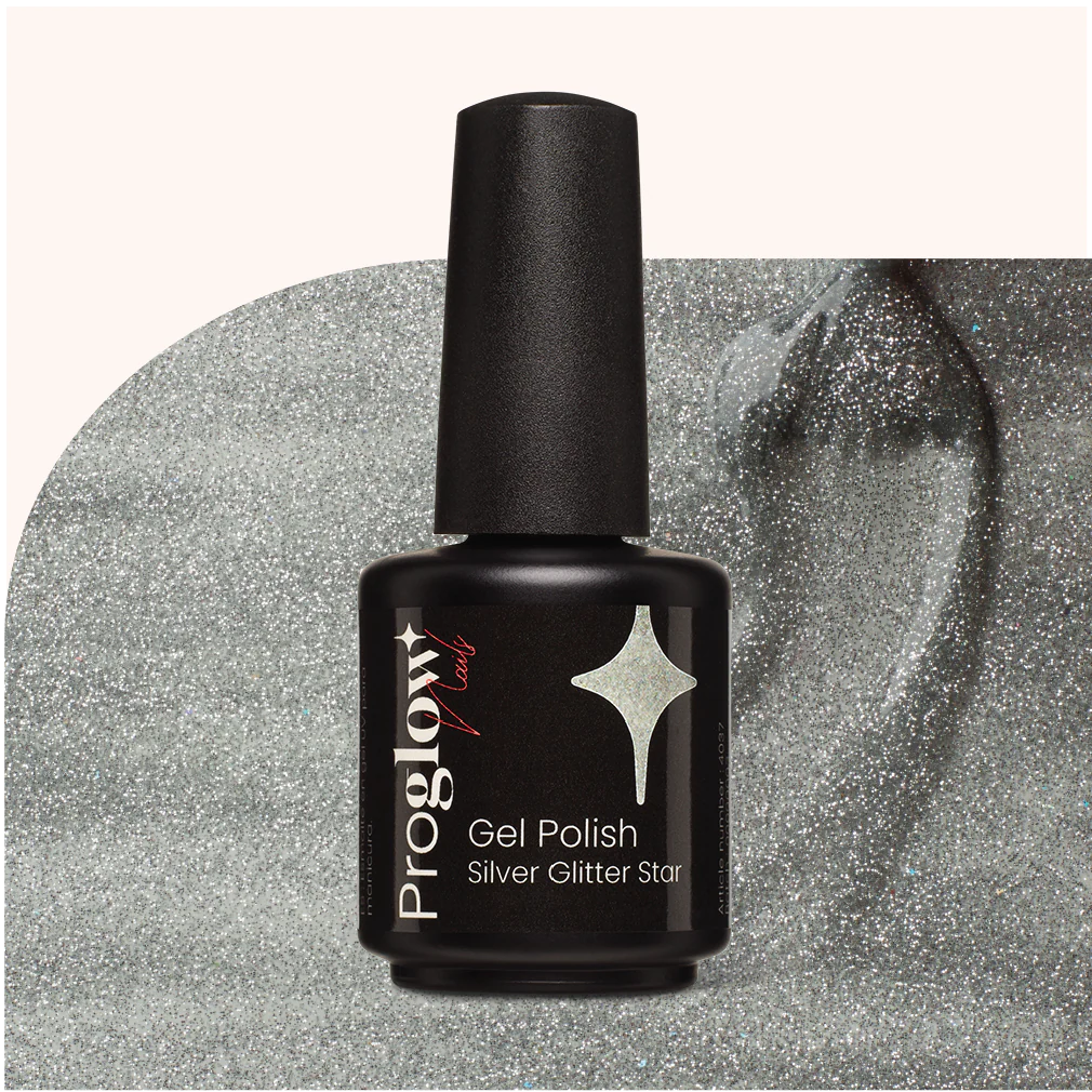 Gel Polish VSP Silver Glitter Star