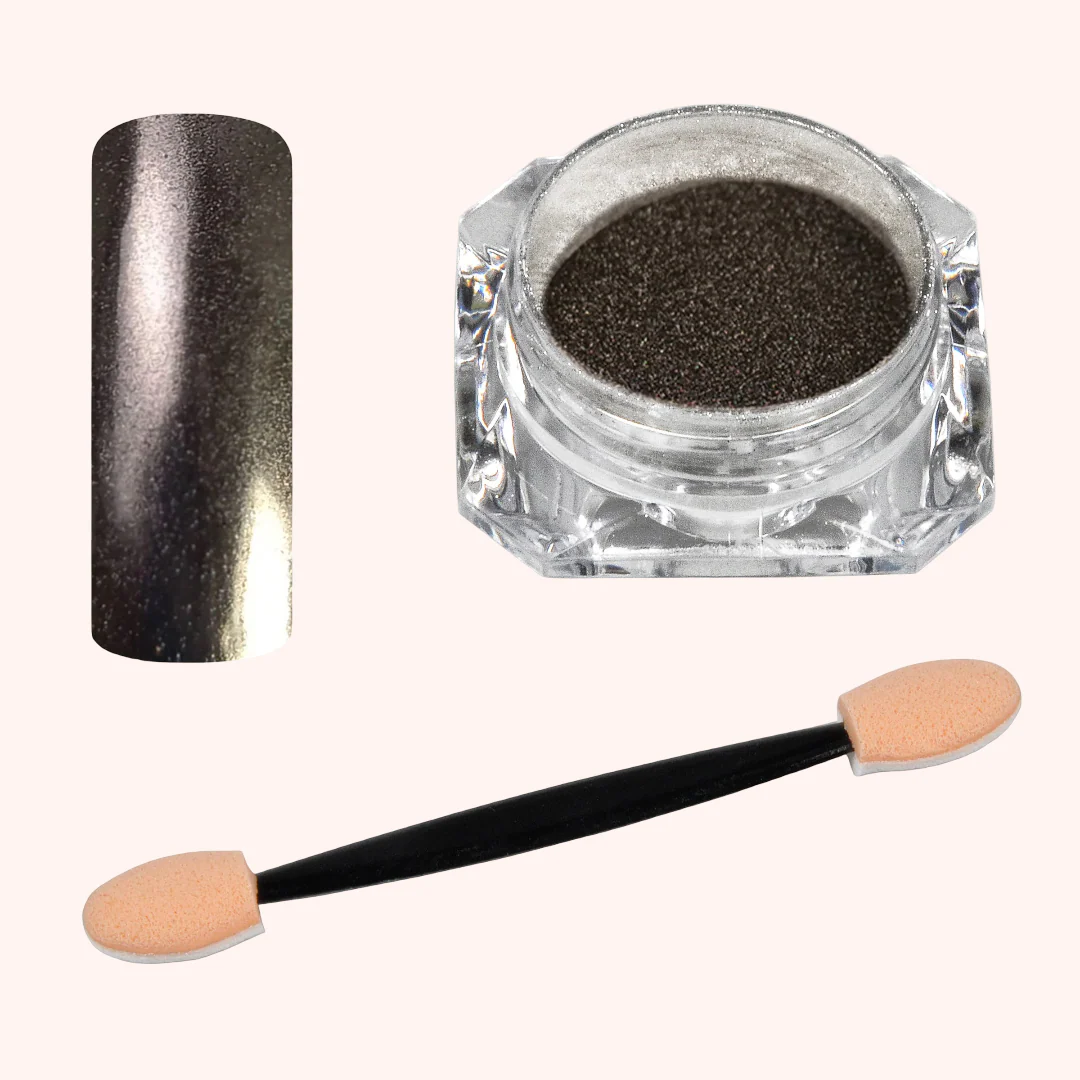 Miroir Chrome Poudre Black - Image 2