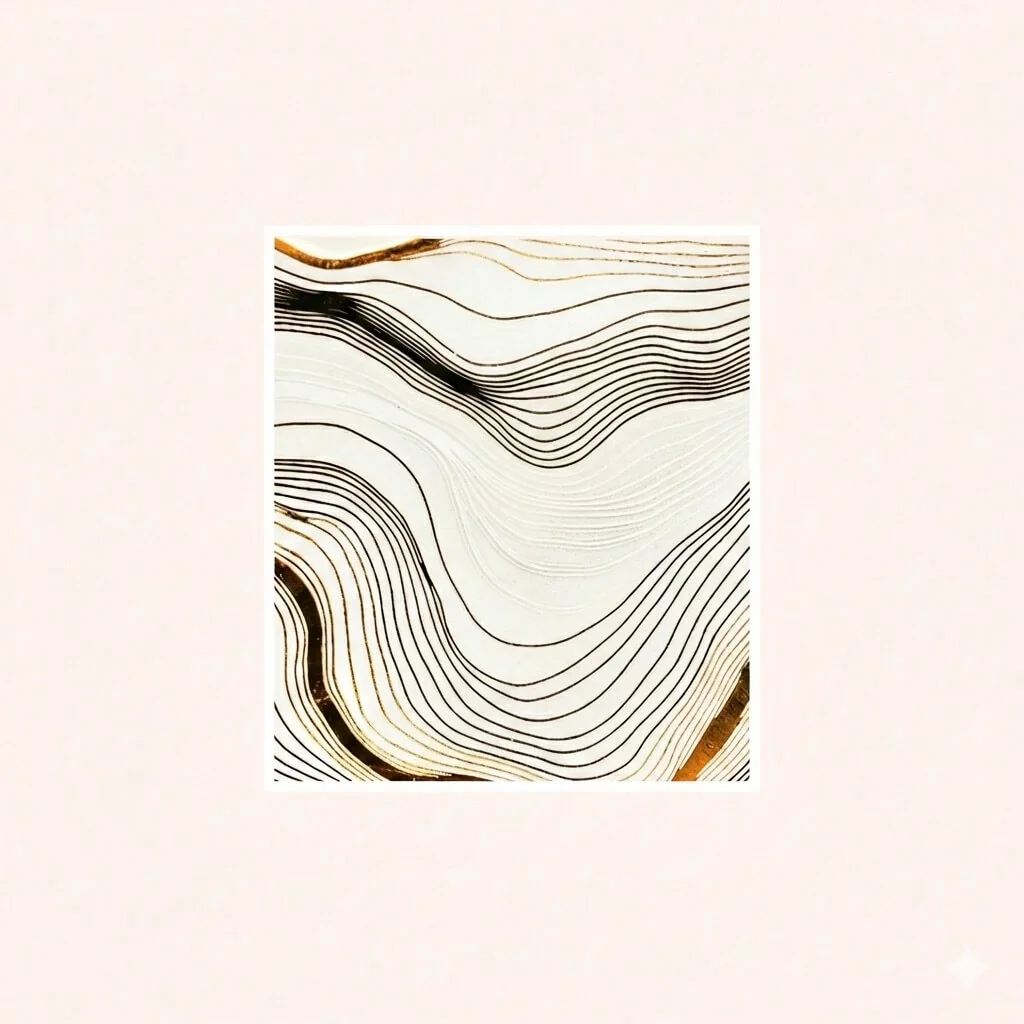 Modern Sticker Wavy 2