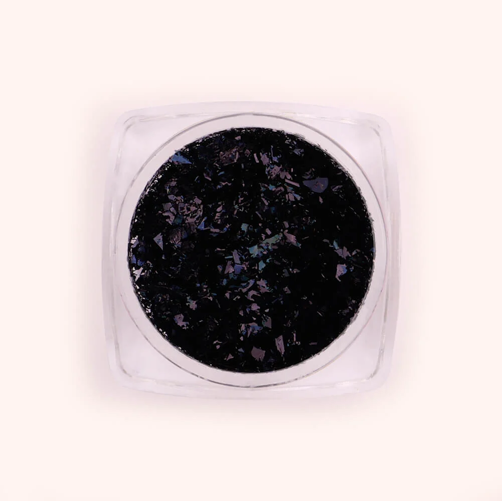 Nail Flakes Black - Image 2