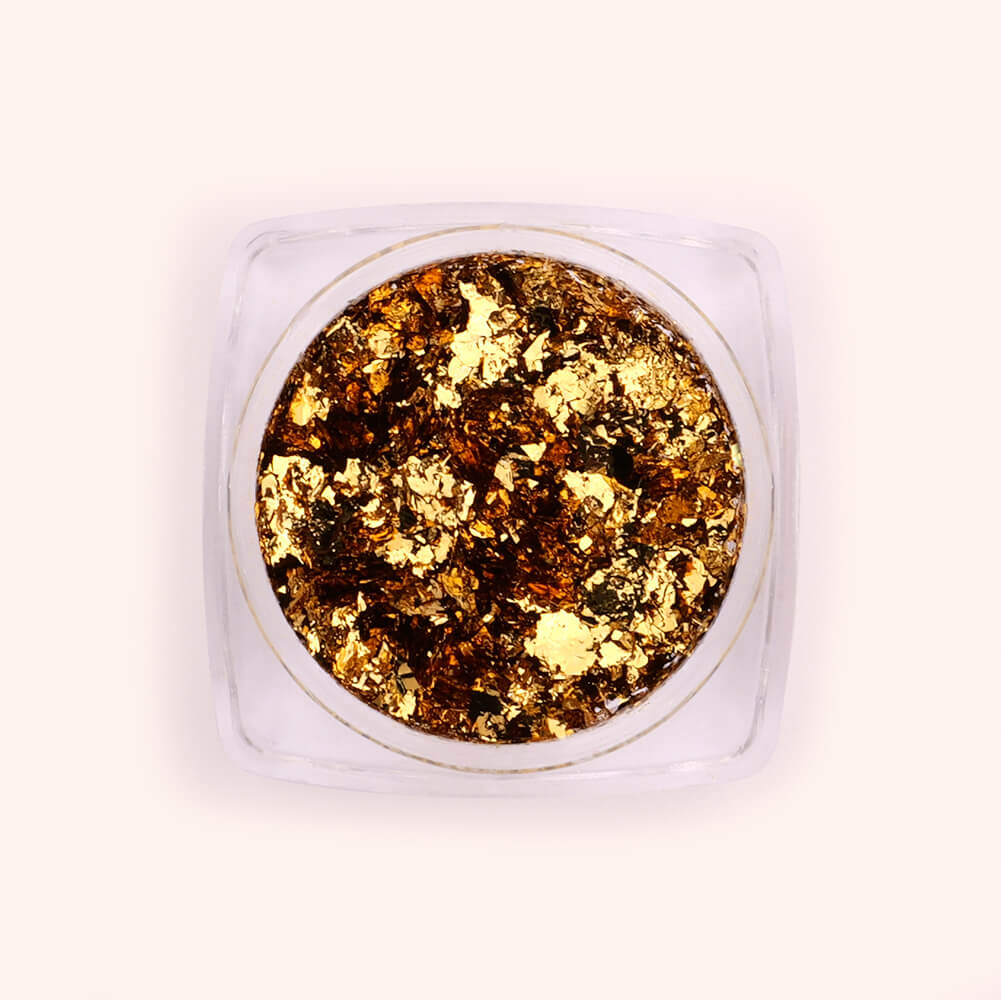 Nail Flakes Gold - Image 2