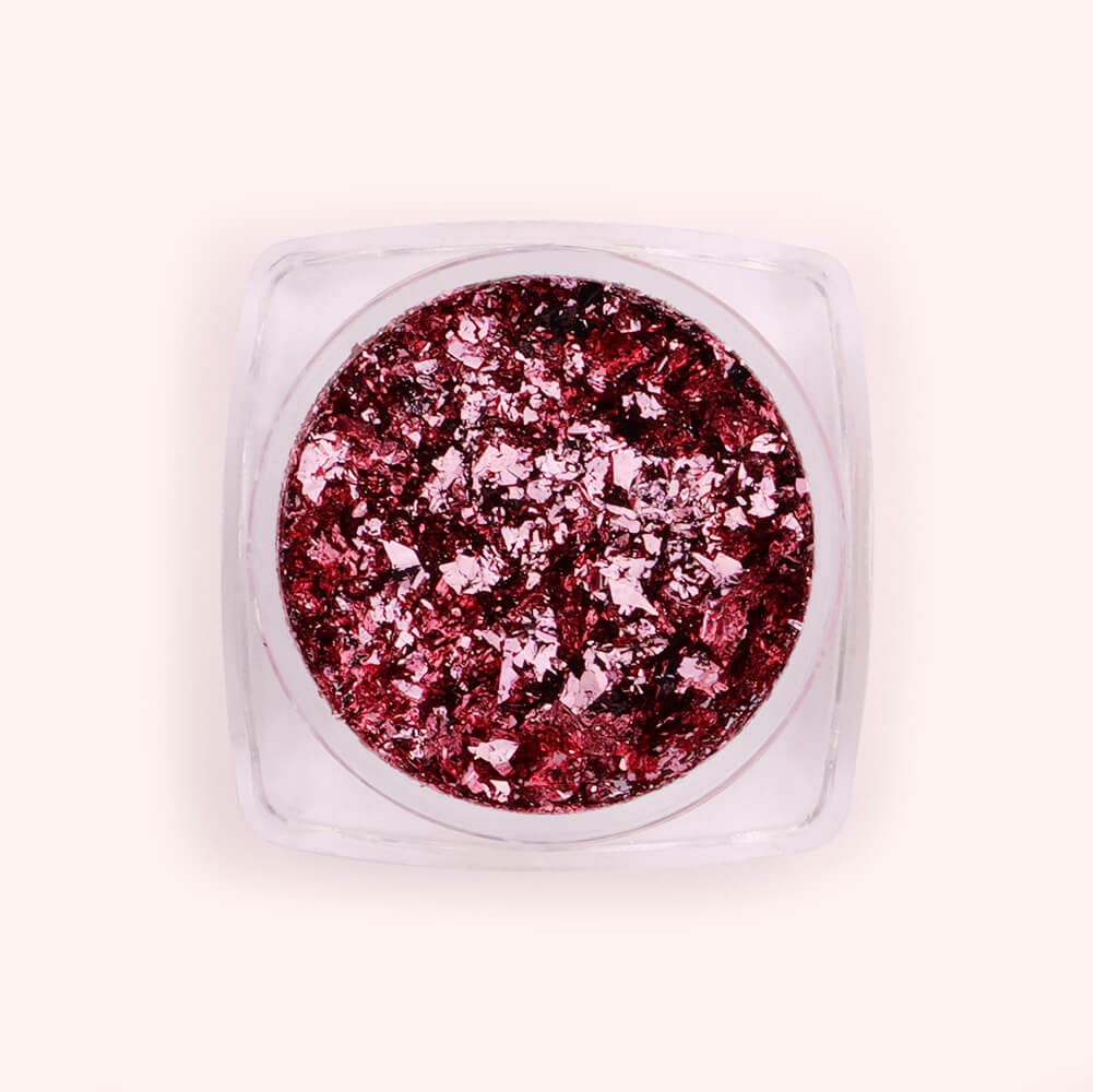 Nail Flakes Rose - Image 2