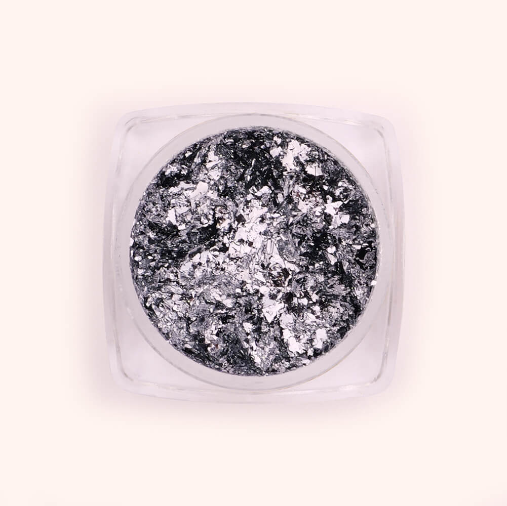Nail Flakes Silver - Image 2