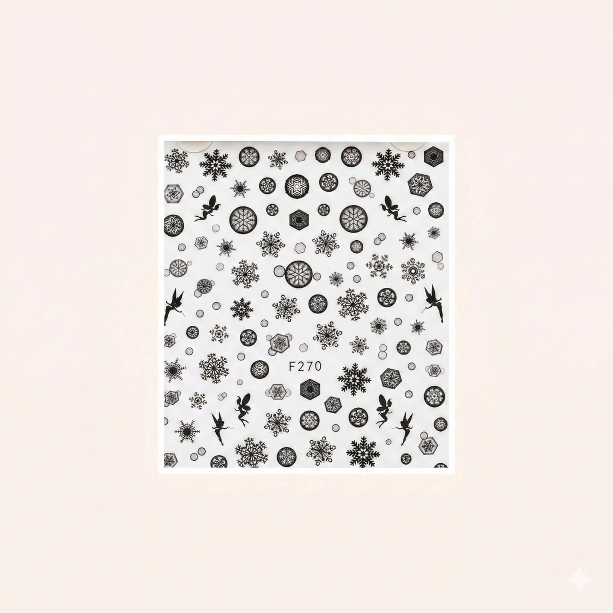 Nail Sticker Snowflake 1