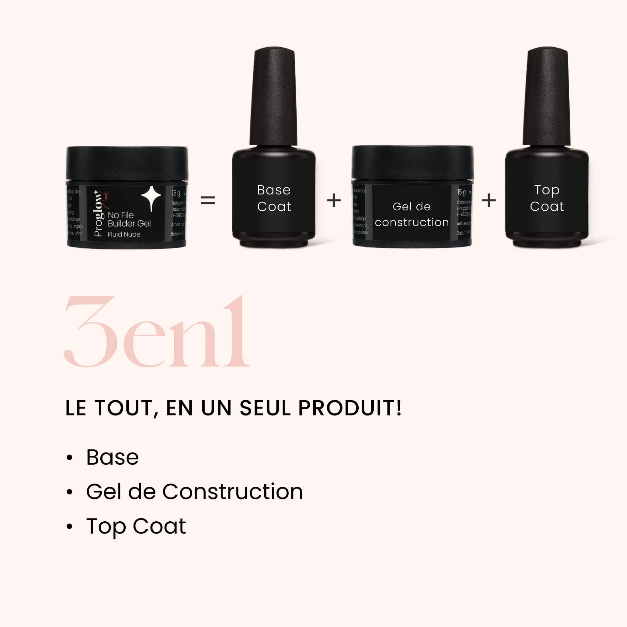 No File Builder Gel Fluid - sans Limage - Nude - Image 4