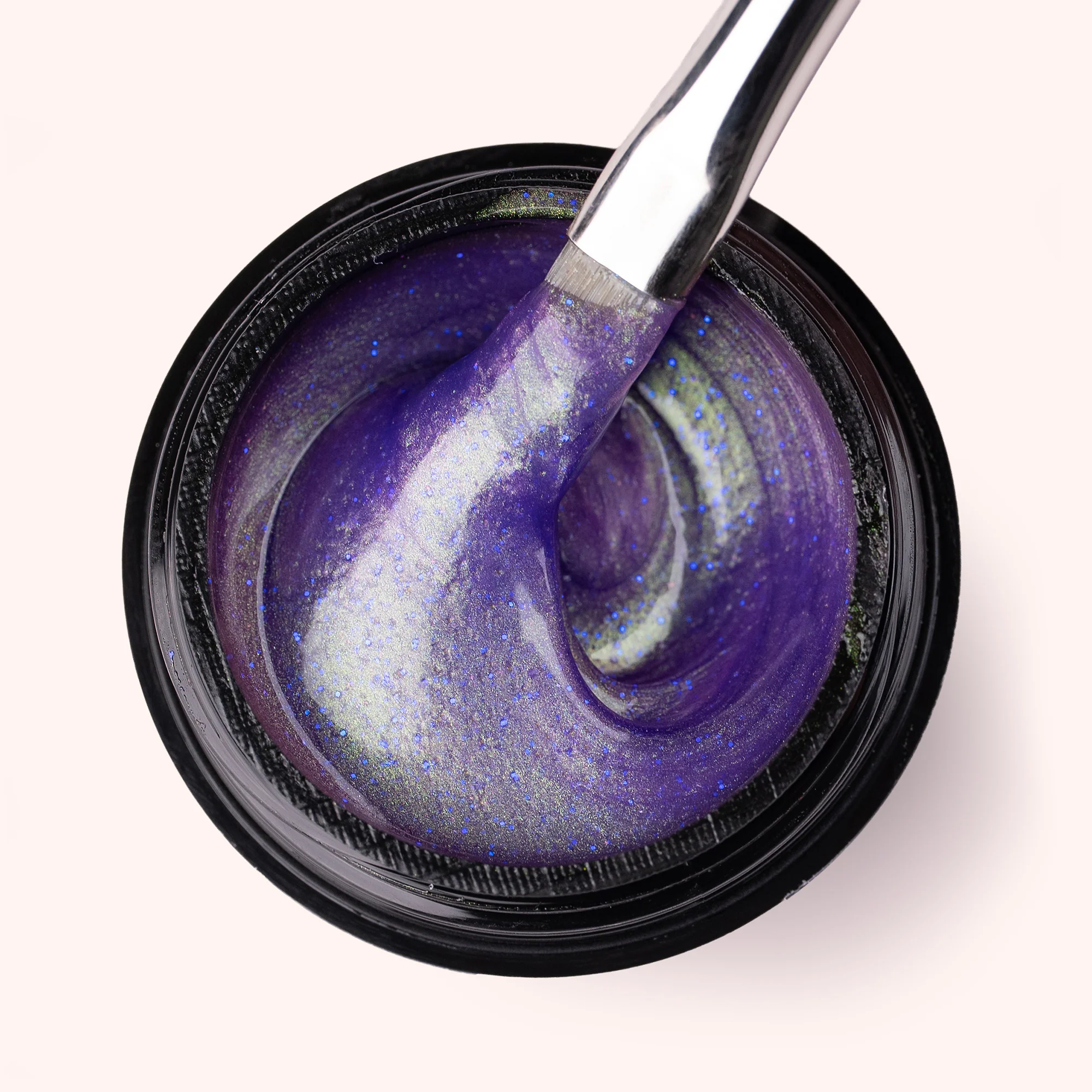 No File Builder Gel - sans Limage - Iridescent Amethyst - Image 2