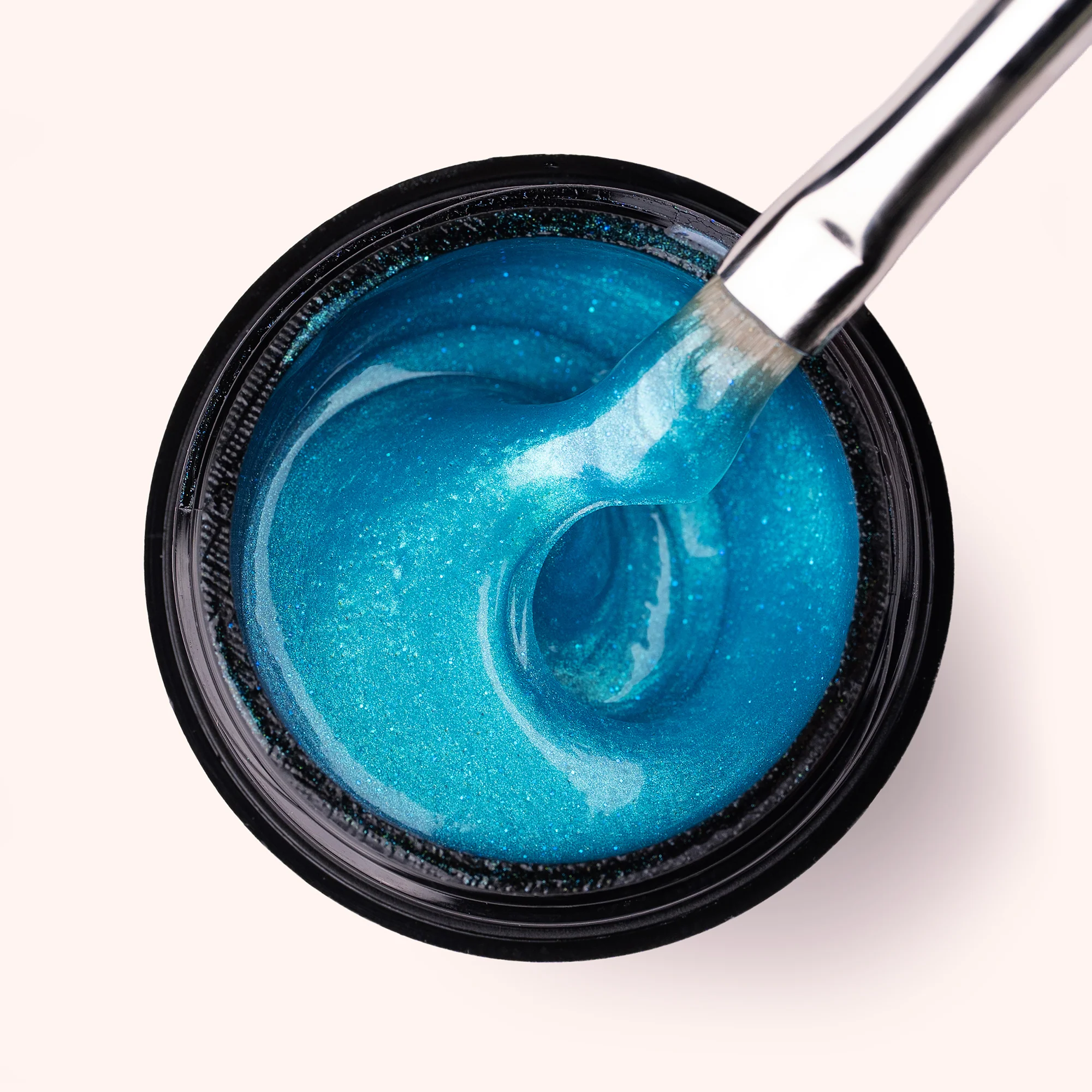 No File Builder Gel - sans Limage - Iridescent Lagoon - Image 2