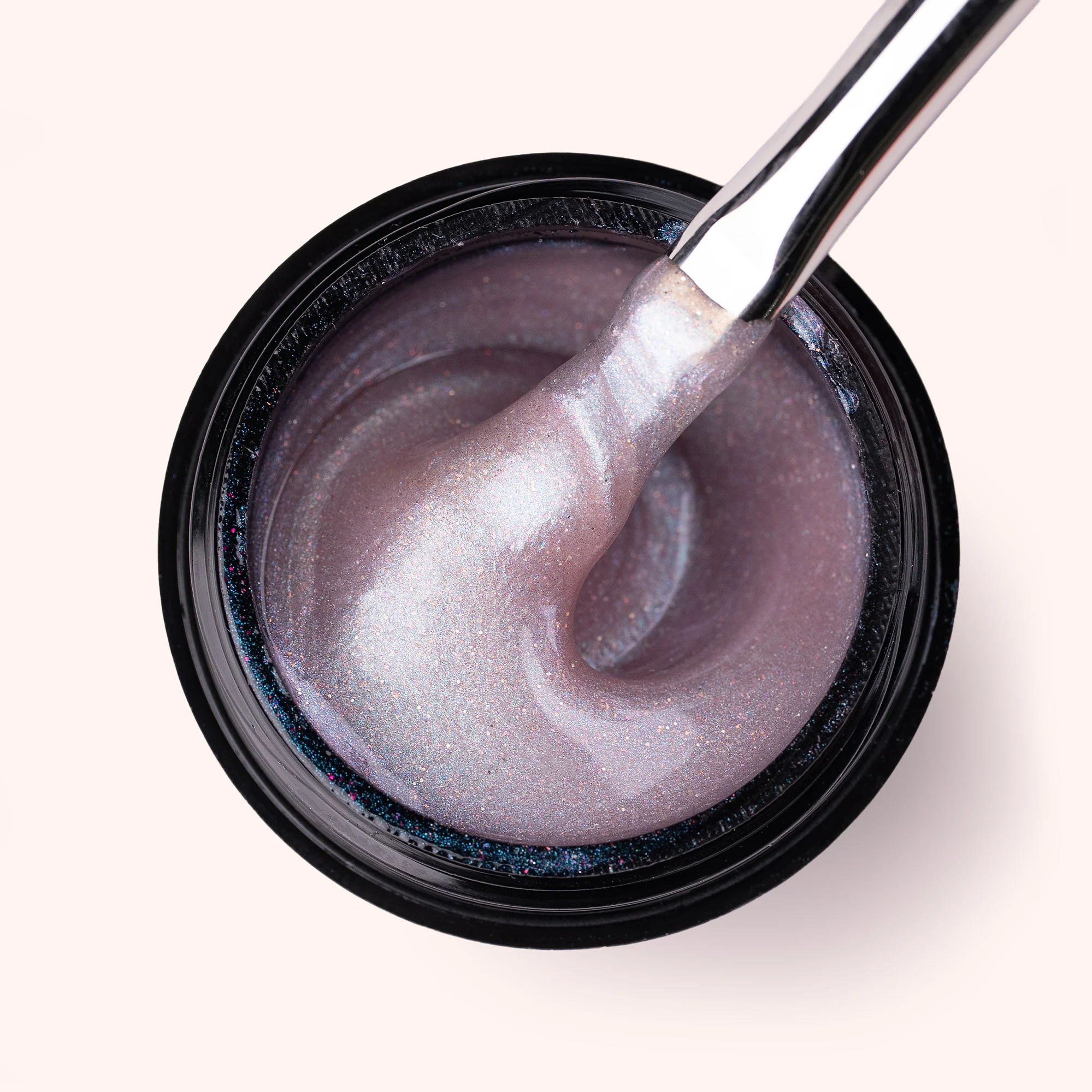 No File Builder Gel - sans Limage - Iridescent Nude - Image 2