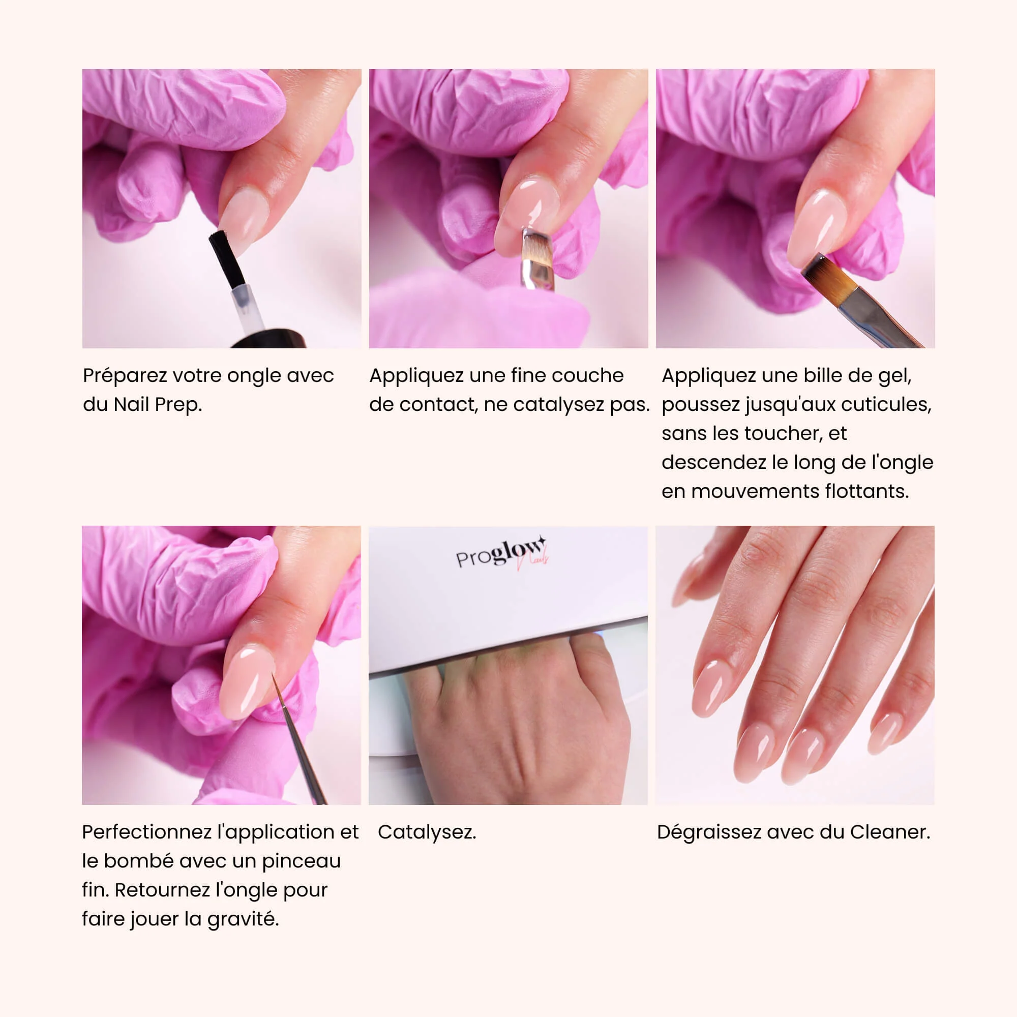 No Heat Builder Gel Milky Rose - Image 5