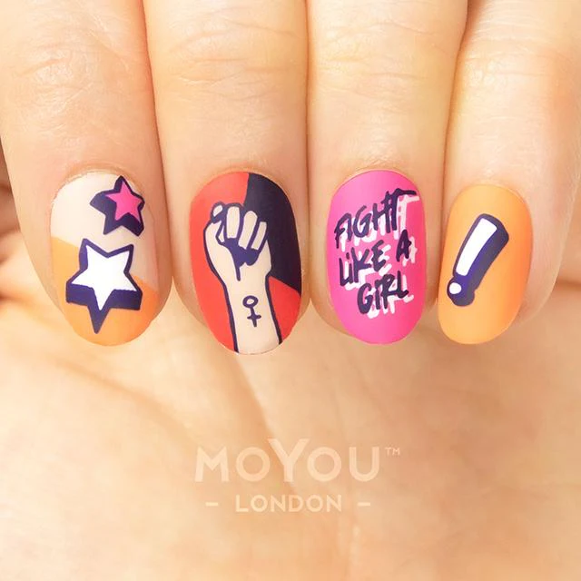 Plaque Stamping Girl Power 01 - MoYou London - Image 2