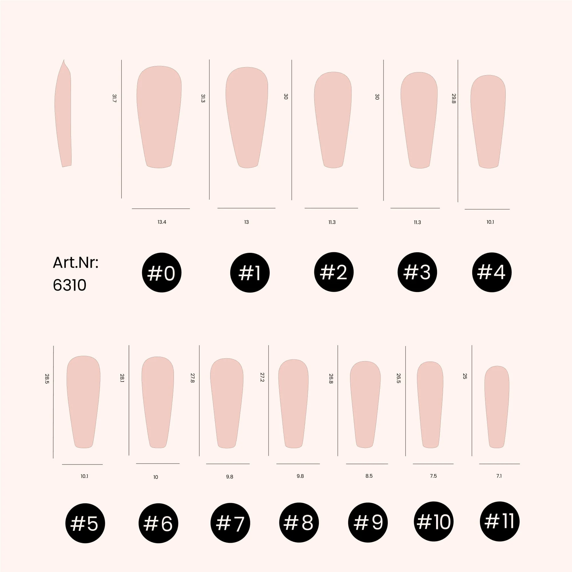 Popits Coffin Shape 120pcs clear - Image 3