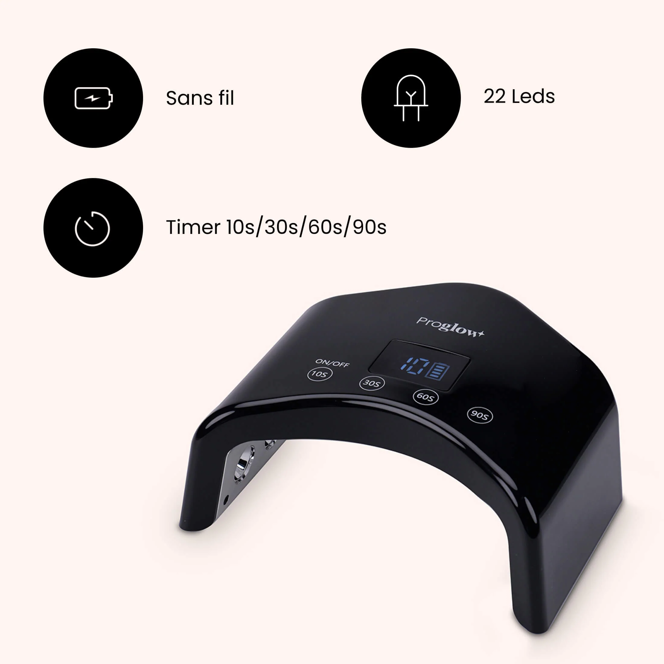 Proglow EasyGo UV/LED Lamp 24W - Sans fil - Image 7