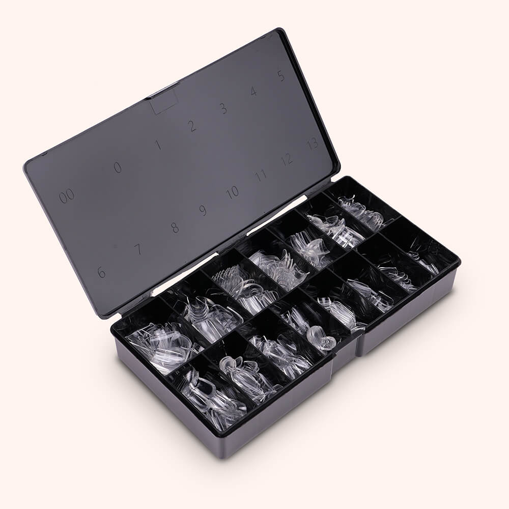 Soft Gel Nail Tips C-Curve Short Square 600 - Image 4