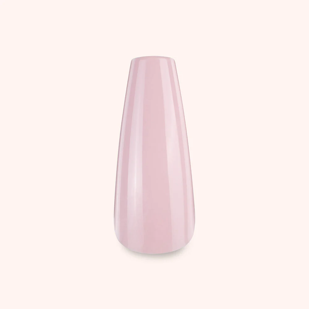 Soft Gel Nail Tips Coffin Shape Baby Rose 120 en coffret