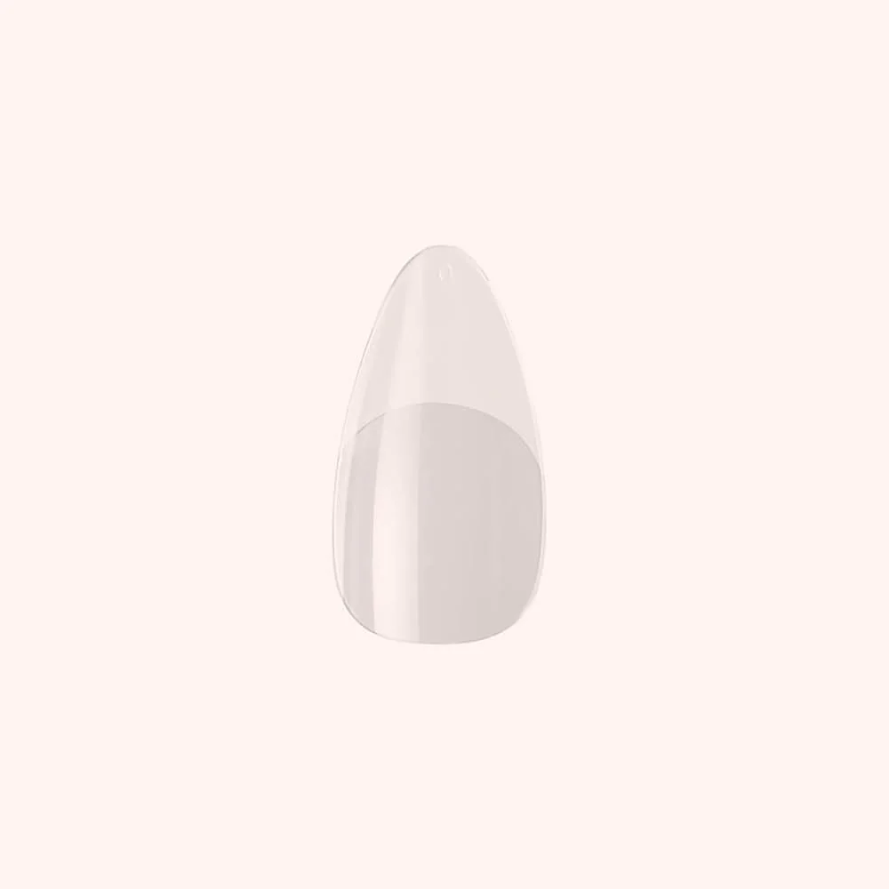 Soft Gel Nail Tips Half Buffed Long Almond Shape 504