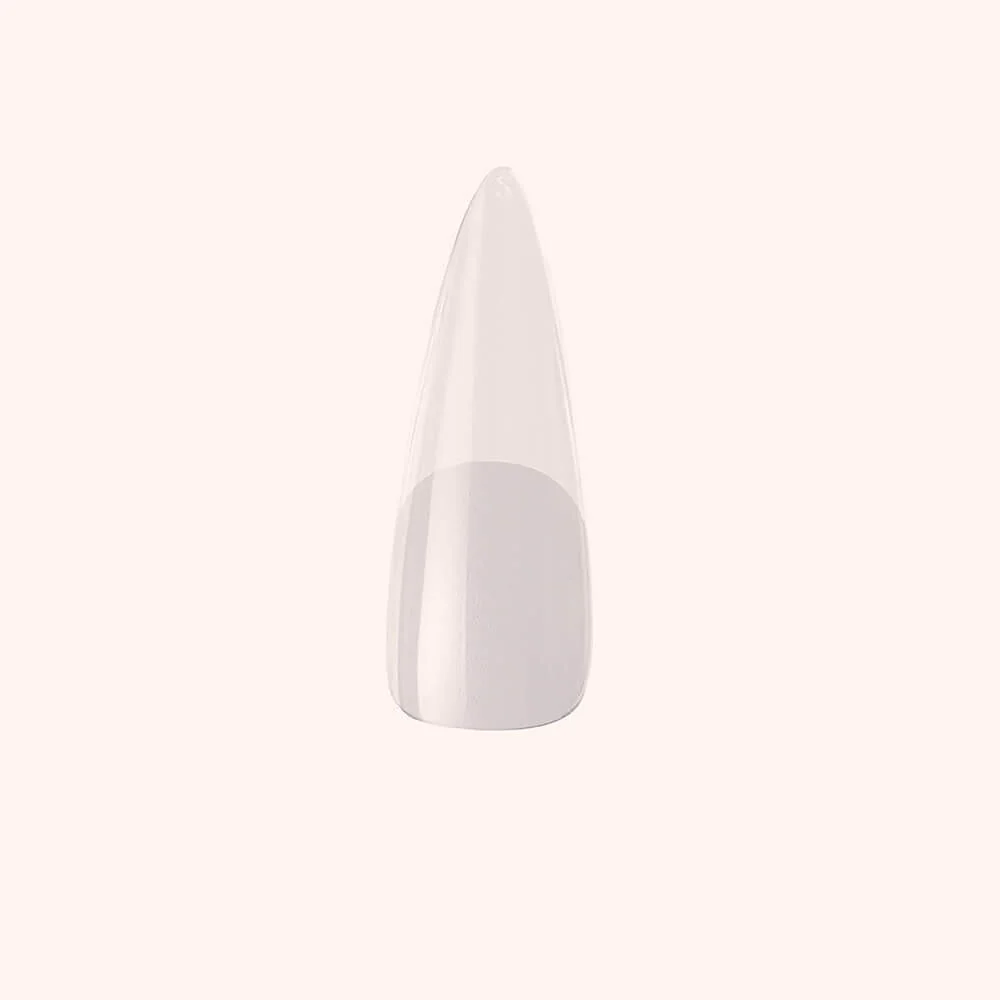 Soft Gel Nail Tips Half Buffed Stiletto Shape 504