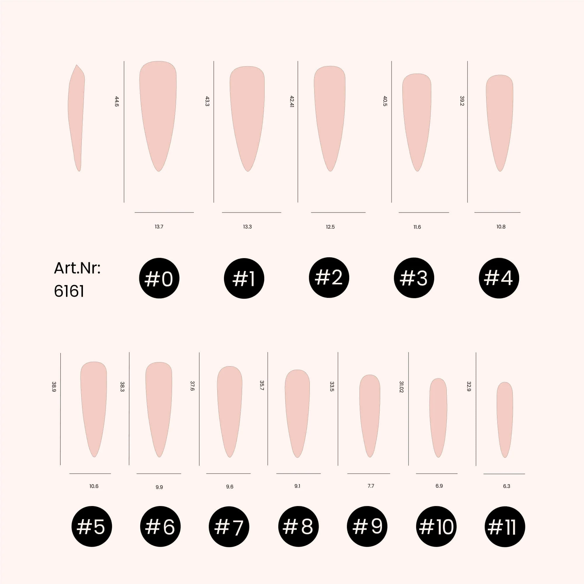 Soft Gel Nail Tips Long Stiletto 100 pièces - Image 4