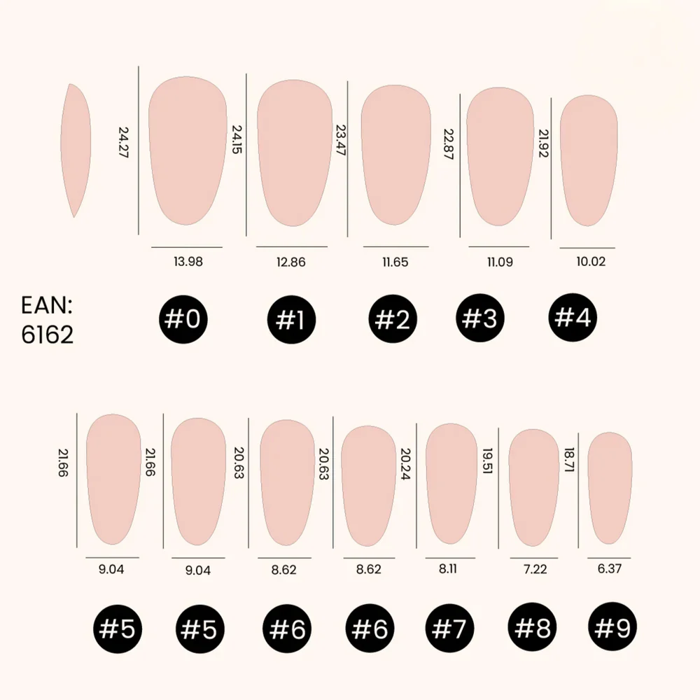 Soft Gel Nail Tips Medium Oval 500 pièces - Image 4