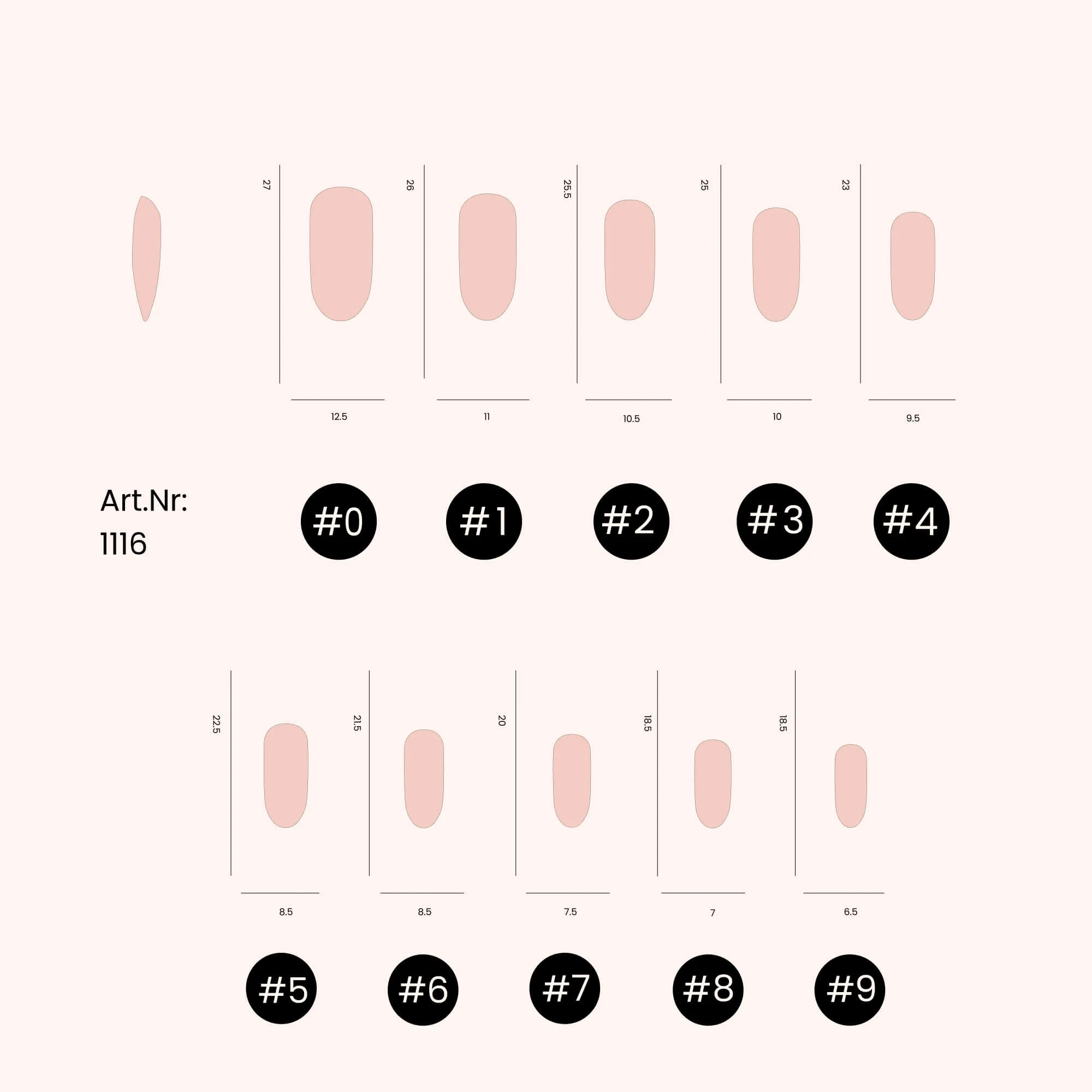 Soft Gel Nail Tips Round Shape (pose américaine) 500 en coffret - Image 4