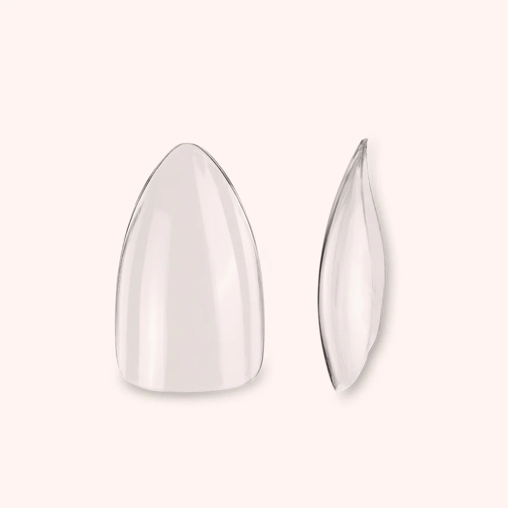 Soft Gel Nail Tips Short Almond Shape (pose américaine) 500 en coffret - Image 2