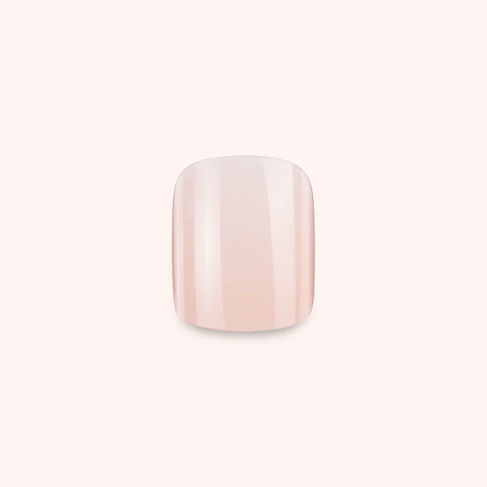 Soft Gel Nail Tips Short Square Shape Sweet Rose 120 en coffret